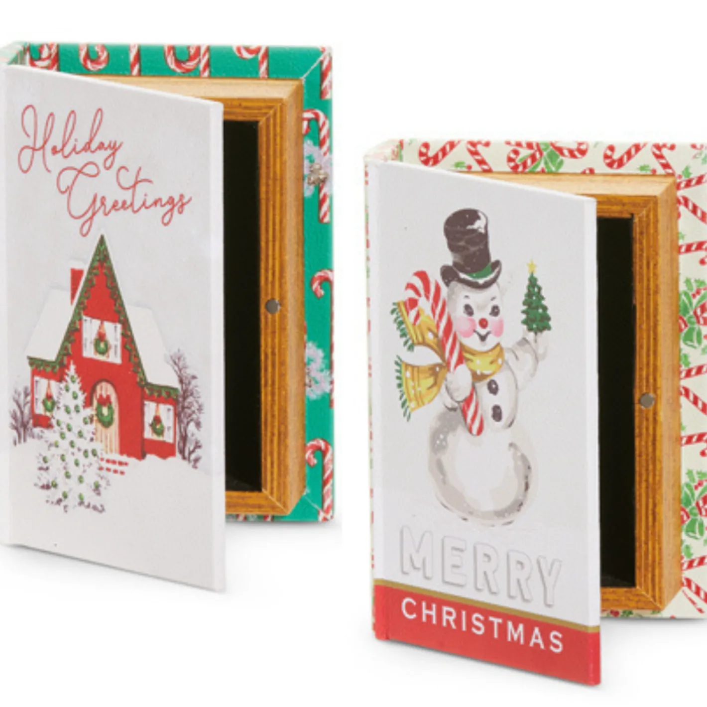 Raz Imports Raz 6.25" Snowman Mini Book Box Christmas Decoration Sale