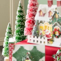 Raz Imports Raz 11" Spiral Green Trees Christmas Decoration 4520087 Sale