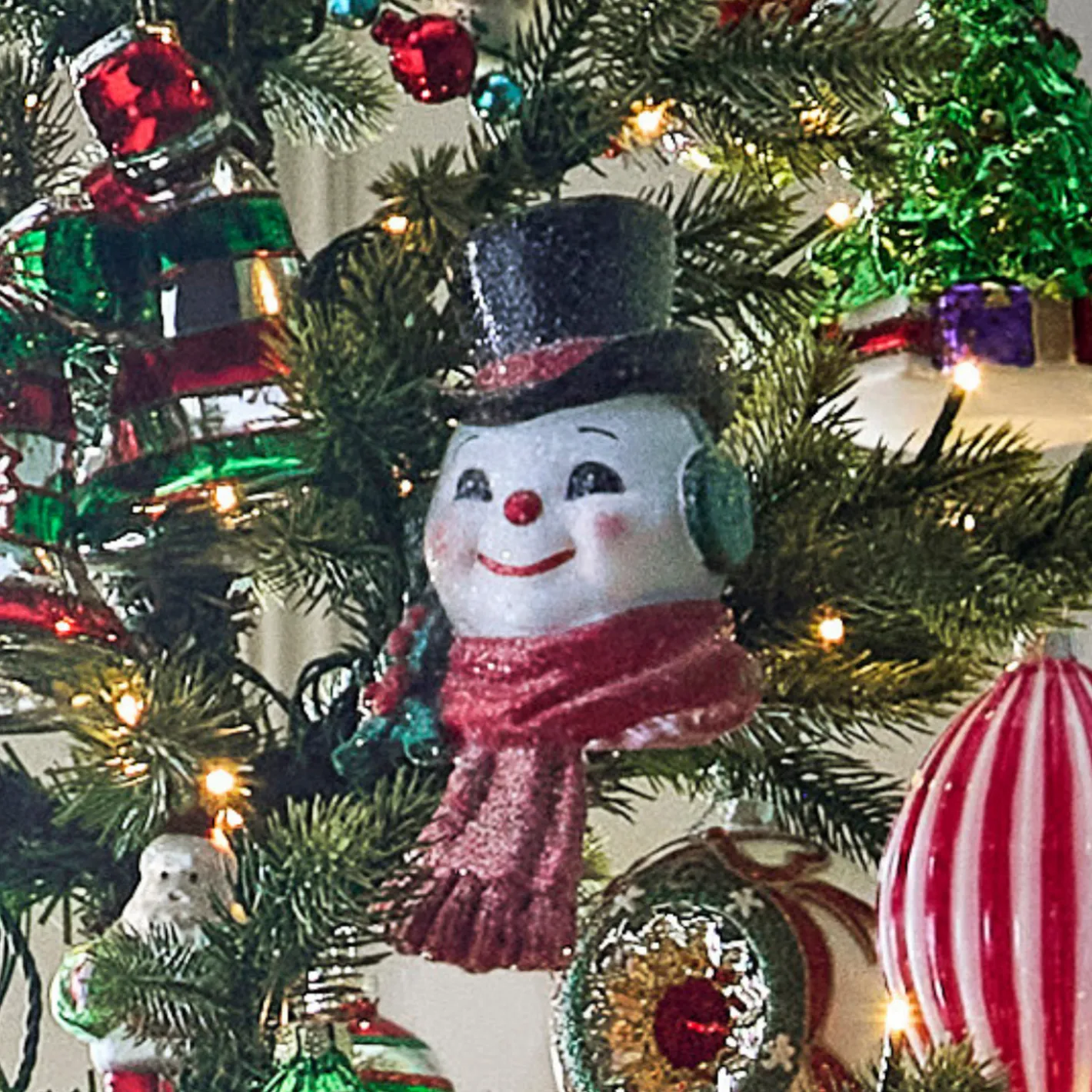 Raz Imports Raz 7" The Magic of Christmas Snowman Head Ornament 4519224 Best