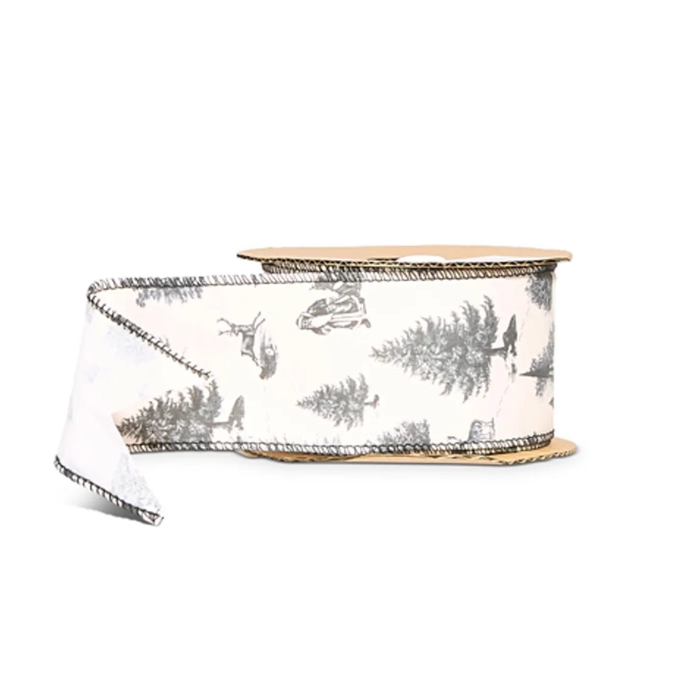 Raz Imports Raz 2.5" Through The Woods Wired Christmas Ribbon R4520946 Online