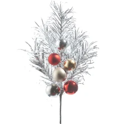 Raz Imports Raz 28" Tinsel and Ball Ornament Christmas Tree Spray F4302401 Best