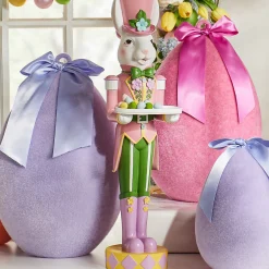 Raz Imports Raz 22" Traditional Easter Bunny with Tray Figure 4501606 Outlet