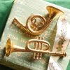 Raz Imports Raz 10.5" Trumpet or French Horn Christmas Ornament 4316162 Sale
