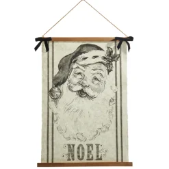 Raz Imports Raz 30.5" Vintage Santa Gazette Hanging Tapestry Christmas Decoration 4521377 Sale