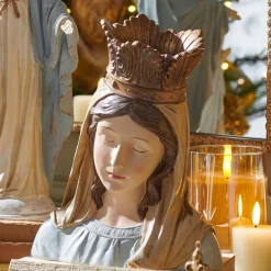 Raz Imports Raz 9.75" Virgin Mary Bust Christmas Figure 4411310