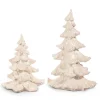 Raz Imports Raz 9" White Christmas Tree Decoration Set of 2 4411341 Outlet