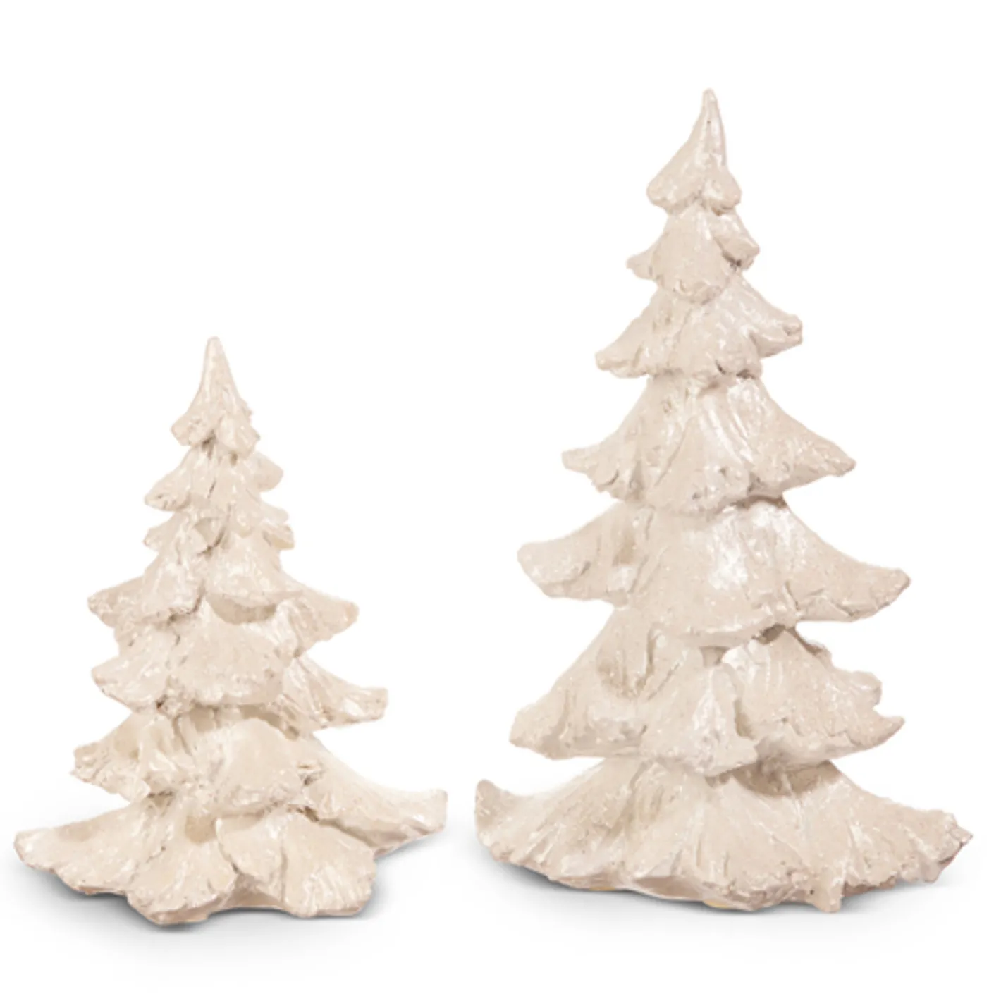 Raz Imports Raz 9" White Christmas Tree Decoration Set of 2 4411341 Outlet