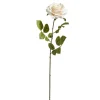 Raz Imports Raz 25.5" White Rose Stem Christmas Tree Pick F4402401