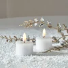 Raz Imports Raz 1.75" White Tealight Flameless Candles with Melted Top 4559440 Best