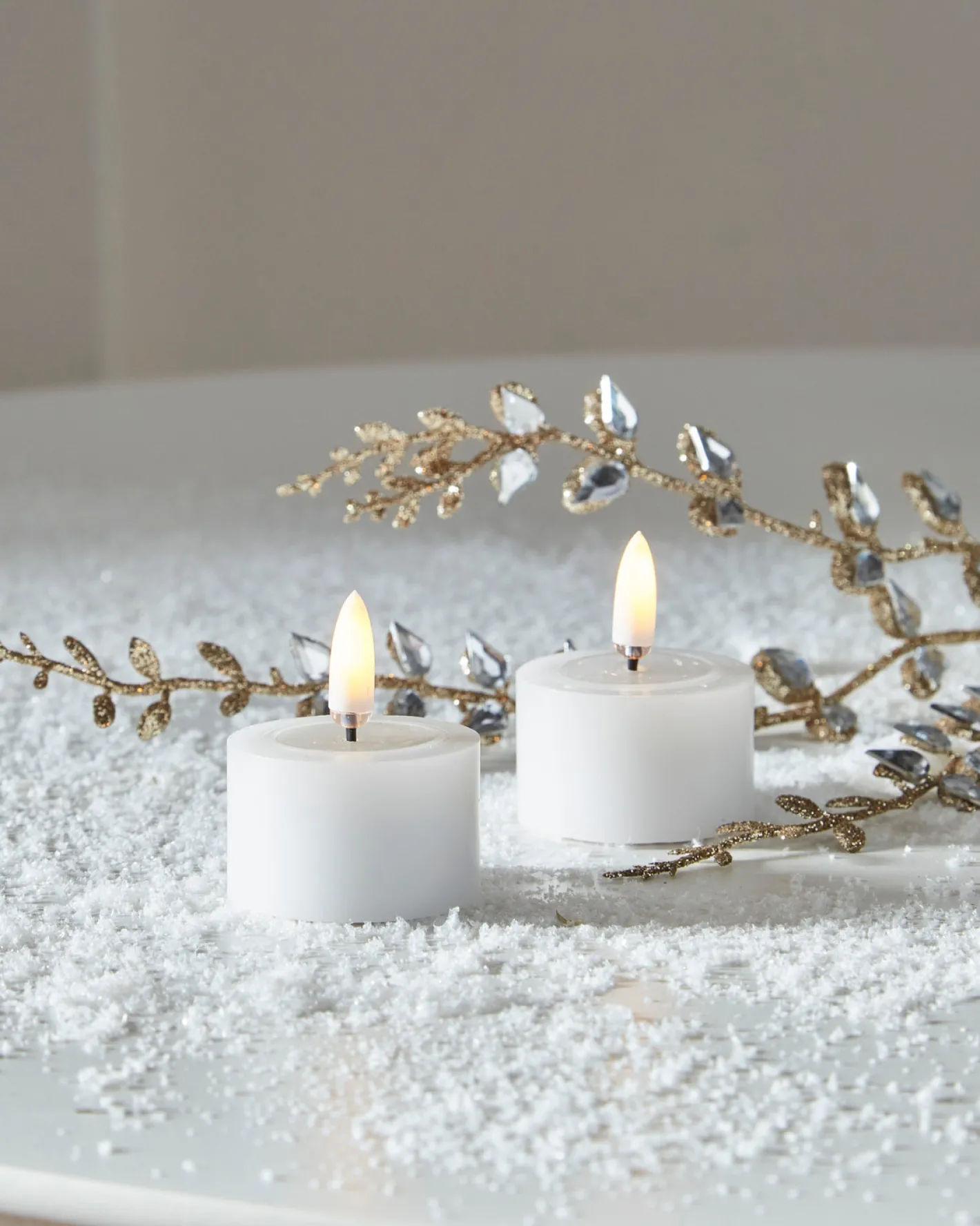 Raz Imports Raz 1.75" White Tealight Flameless Candles with Melted Top 4559440 Best