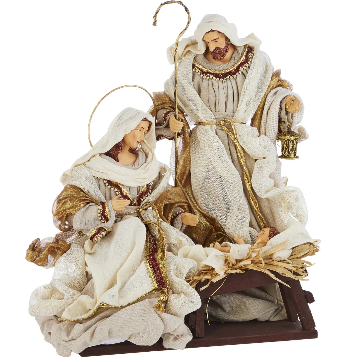 Raz Imports Raz 15.25" Winter White Holy Family Christmas Nativity Scene 4010660 Hot