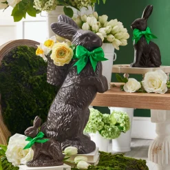 Raz Imports Raz Chocolate Bunny Easter Figure Decoration