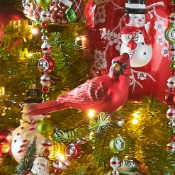 Raz Imports Raz Eric Cortina 6" Cardinal Clip On Glass Christmas Ornament 4553181 Best