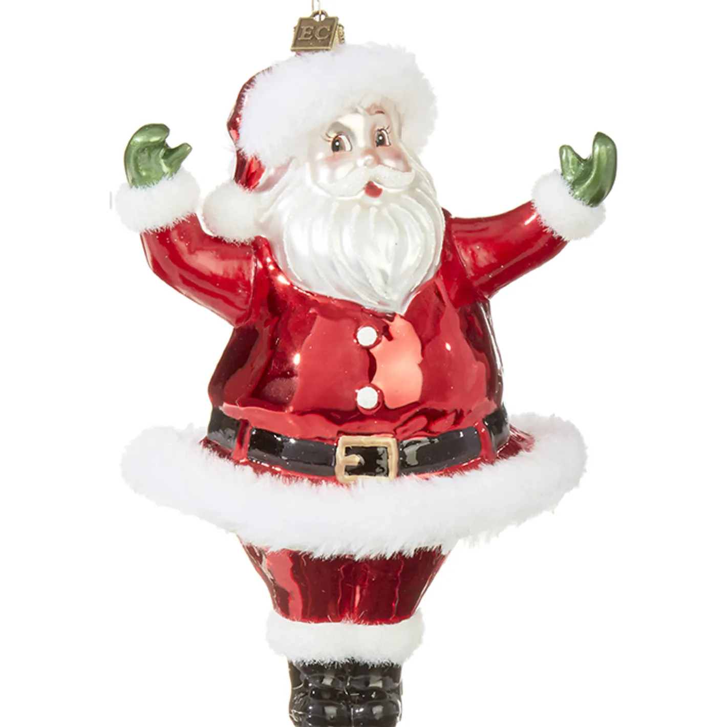 Raz Imports Raz Eric Cortina 4.75" or 7.5" Large Retro Santa Glass Christmas Ornament Hot