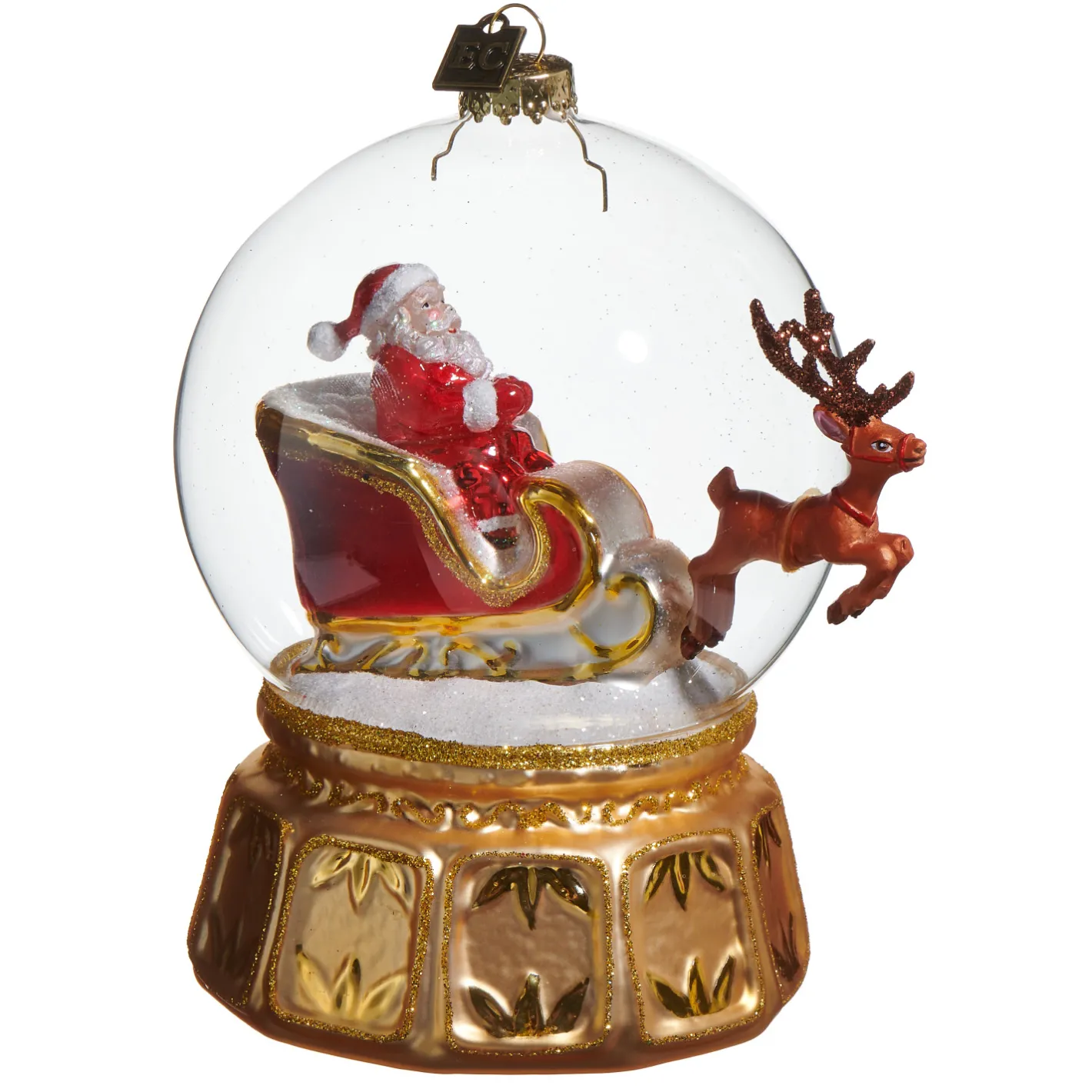 Raz Imports Raz Eric Cortina 5.5" Snow Globe Express Glass Christmas Ornament 4553106 Hot