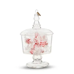 Raz Imports Raz Eric Cortina Small or Large Christmas Candy Jar Glass Ornament Sale