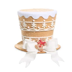 Raz Imports Raz Gingerbread Top Hat Christmas Decoration