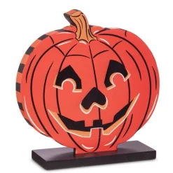 Raz Imports Raz Jack O Lantern, Scaredy Cat, or Owl Block Cut Out Standing Halloween Sign Outlet