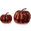 Raz Imports Raz Orange Disco Pumpkins Set of 2 4550522 Discount
