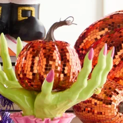Raz Imports Raz Orange Disco Pumpkins Set of 2 4550522 Discount