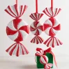 Raz Imports Raz Red and White Candy Christmas Ornament Online