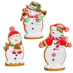 Raz Imports Raz Standing Christmas Gingerbread Cookie Snowman Figure Best