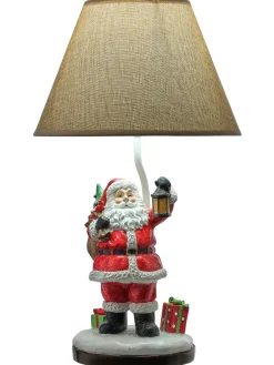 Regency International Regency 27" Cheerful Santa Christmas Lamp MTX66180 Clearance