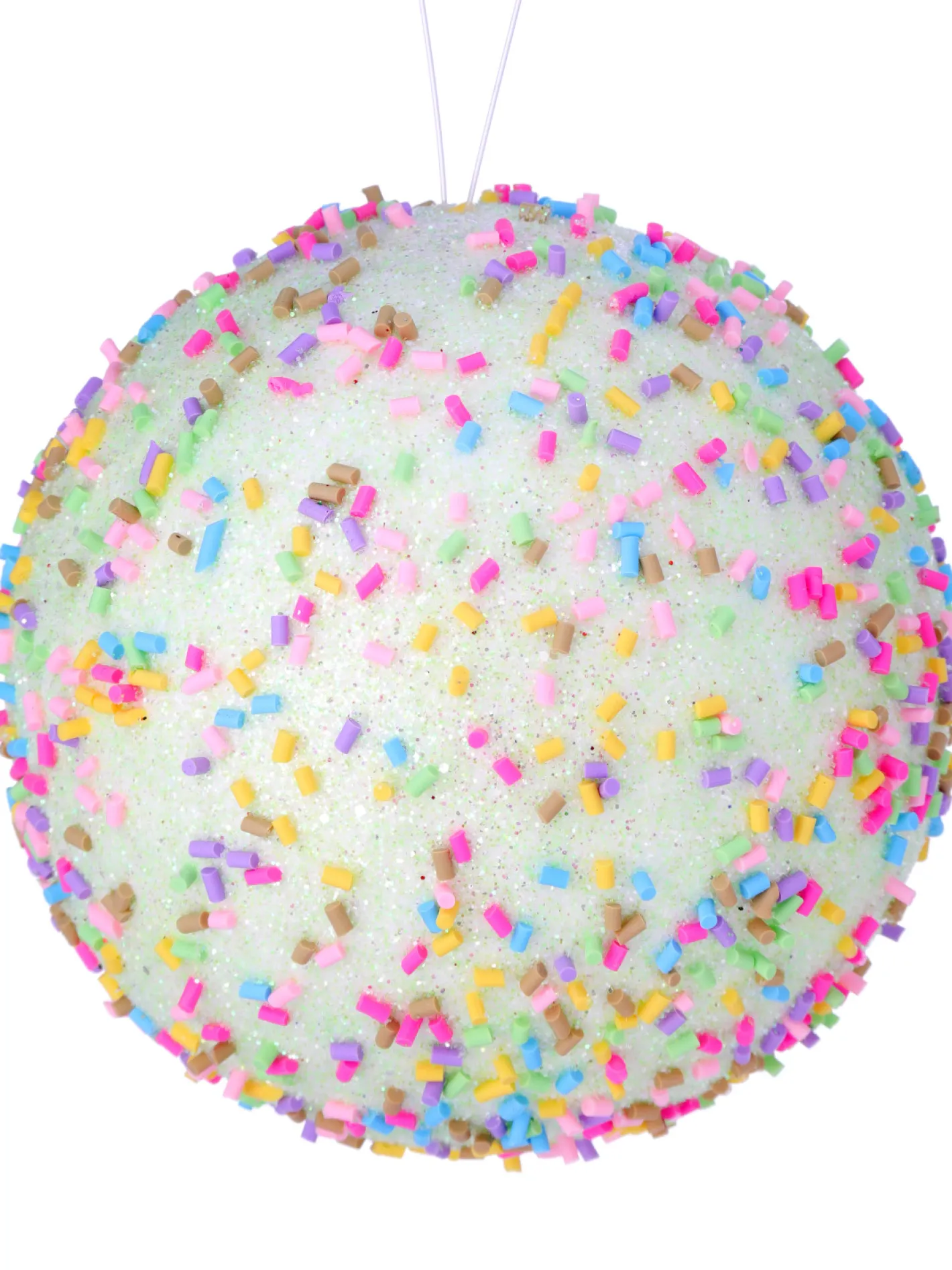 Regency International Regency 4" Rainbow Candy Sprinkles Ball Ornament MTX68953 Online