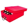 Santas Bags Santa's Bags Red 2 Tray Lid Top Christmas Ornament Storage SB-10453-RED Clearance
