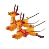 General Foam Set of 2 Reindeer Lighted Blow Mold Decorations C6490