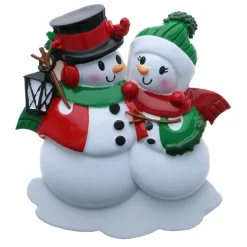 Polar X Snowman Family of 2 Personalized Christmas Ornament OR2255-2 Outlet