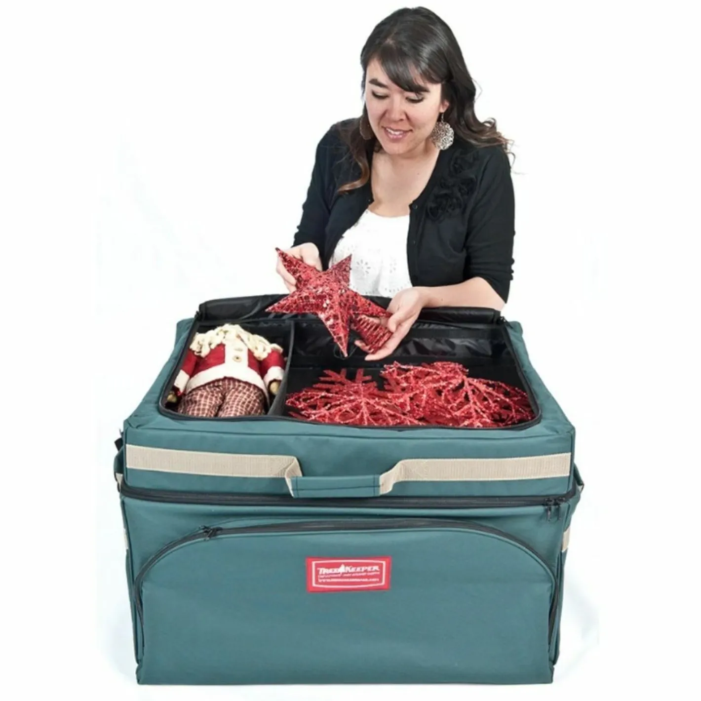 Treekeeper Tree Keeper Top Deep Pockets Ornament Keeper Storage Bag 10685 Hot