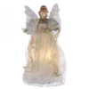 Kurt Adler 14" Fiber-Optic Ivory and Gold Animated LED Angel Christmas Tree Topper UL2173LED Online
