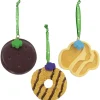 Kurt Adler 3" Girl Scout Cookie Christmas Ornament Set GS1212 New