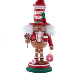 Kurt Adler 14" Hollywood Nutcrackers Gingerbread Boy Christmas Nutcracker HA0620 Hot