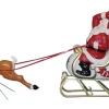 General Foam 72" Large Santa with Sleigh and Reindeer Blow Mold C6480 Sale