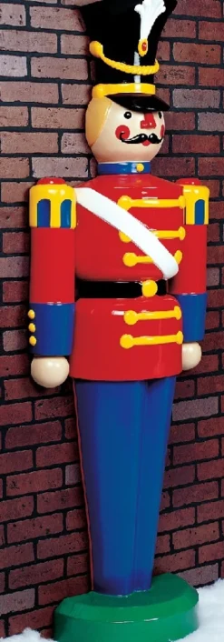 Barcana 6' Live Form Standing Half Toy Soldier Outdoor Christmas Decoration Sale
