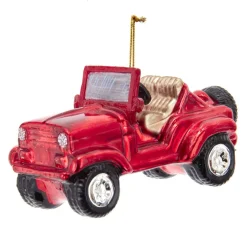 Kurt Adler 5" Noble Gems Off Road Vehicle Jeep Glass Christmas Ornament NB1615 Hot