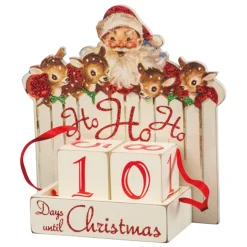 Primitives By Kathy 7" Ho Ho Ho Wooden Christmas Countdown Blocks 32277 Discount