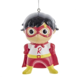 Kurt Adler 3.5" Ryan's World Super Hero Christmas Ornament RW1203 Outlet
