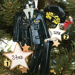 Polar X Armed Services Army Uniform Personalized Christmas Ornament Hot