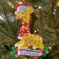 Polar X Baby Giraffe Personalized Christmas Ornament OR1850G Online
