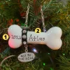 Polar X Bad to the Bone Dog Personalized Christmas Ornament OR1336-B Online