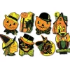 Beistle 8.5"-9.25" Set of 8 Vintage Halloween Cutouts 01009 Online