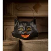 Bethany Lowe 10" Amusing Black Cat Bucket Paper Mache Vintage Halloween Decoration TJ2313 Clearance