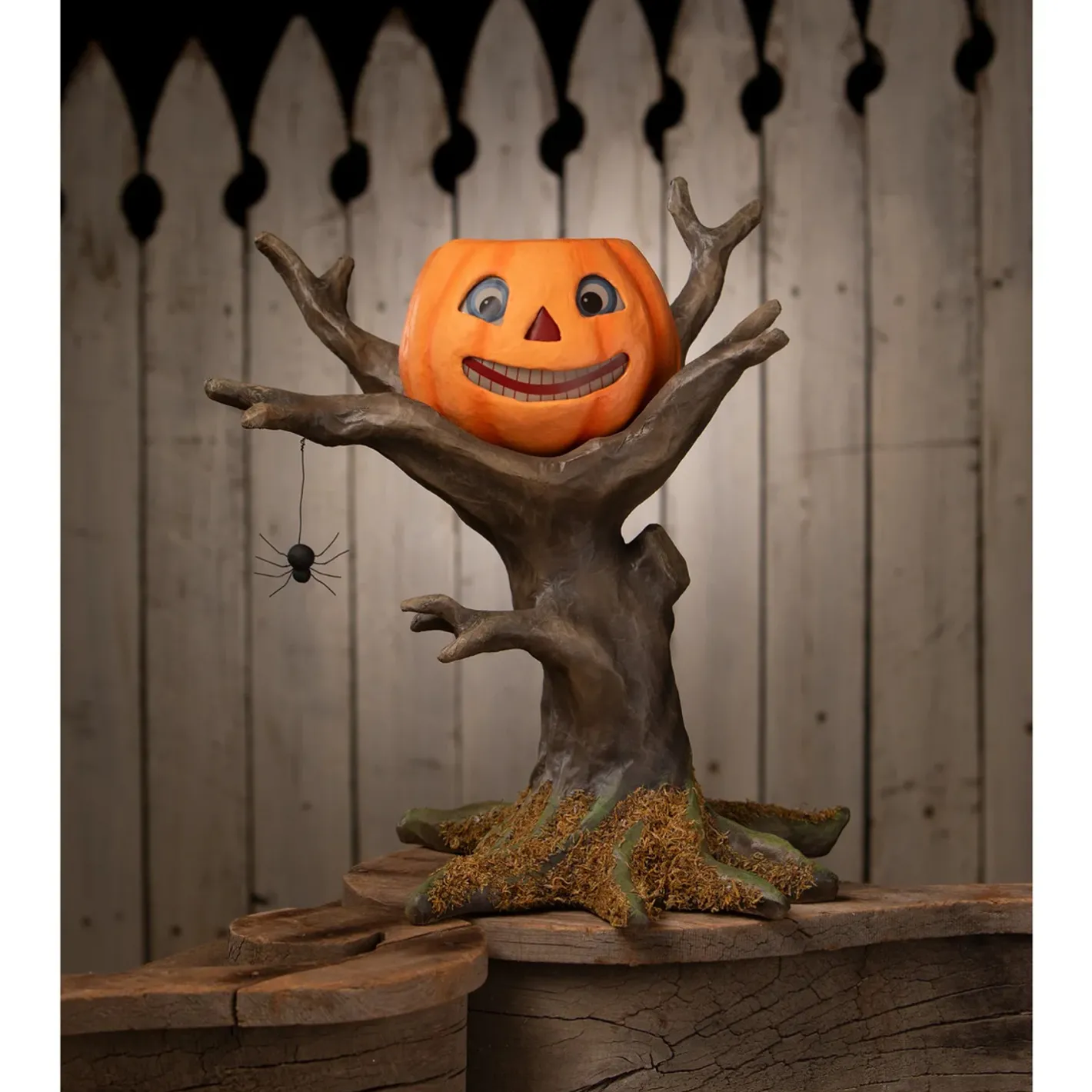 Bethany Lowe 16" Pumpkin Hollow Hideaway Halloween Decoration TD4153 Clearance