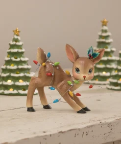 Bethany Lowe Decking The Halls Reindeer Christmas Decoration TJ1312 New