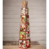 Bethany Lowe Set of 6 Kitschmas Stacking Blocks Vintage Christmas Decoration TL3364 Discount
