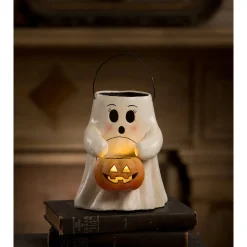 Bethany Lowe Sweet or Scary Boo with Pumpkin Bucket Halloween Decoration Online