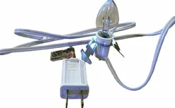 General Foam Blow Mold Replacement Light Cord with C7 Bulb CA36 Hot